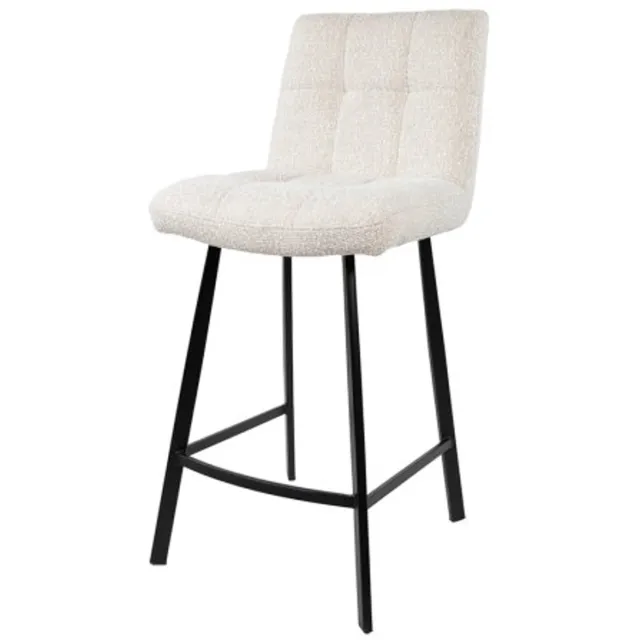 Le Chair Barstoel Bolero Monet Pearl - Unique Collection - barstoelen set van 2 Wit