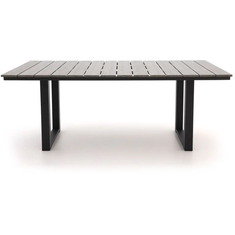 Bellagio tuinmeubelen Bellagio Fidenza lounge/dining tuintafel 160x90x62cm grijs, foto 2