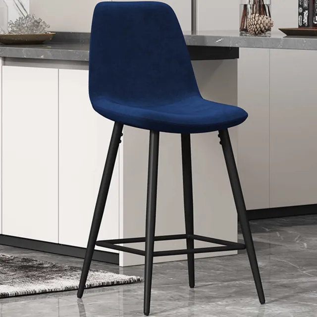 Rousseau Counterstoel 'Boy' Fluweel Donkerblauw