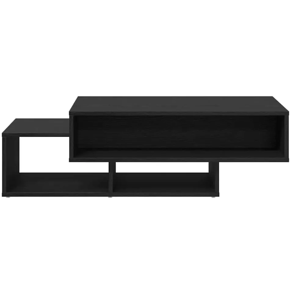 vidaXL Salontafel 105x55x32 cm bewerkt hout zwart eikenkleur, foto 4