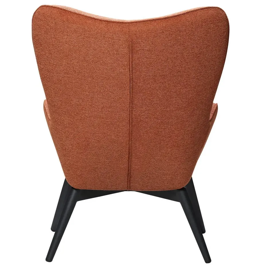 fauteuil Lisanne koper oranje, foto 4