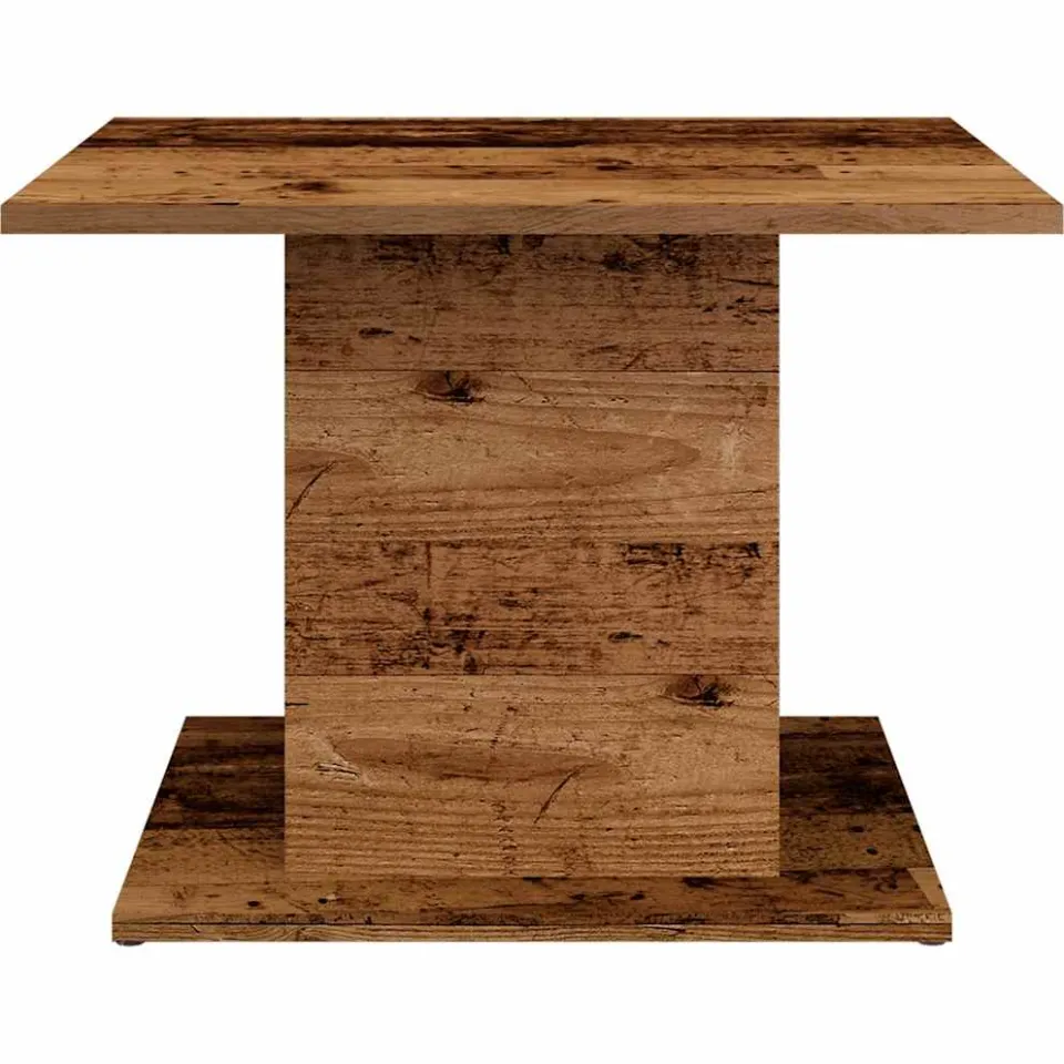 vidaXL Salontafel 55,5x55,5x40 cm bewerkt hout oud houtkleurig Bruin
