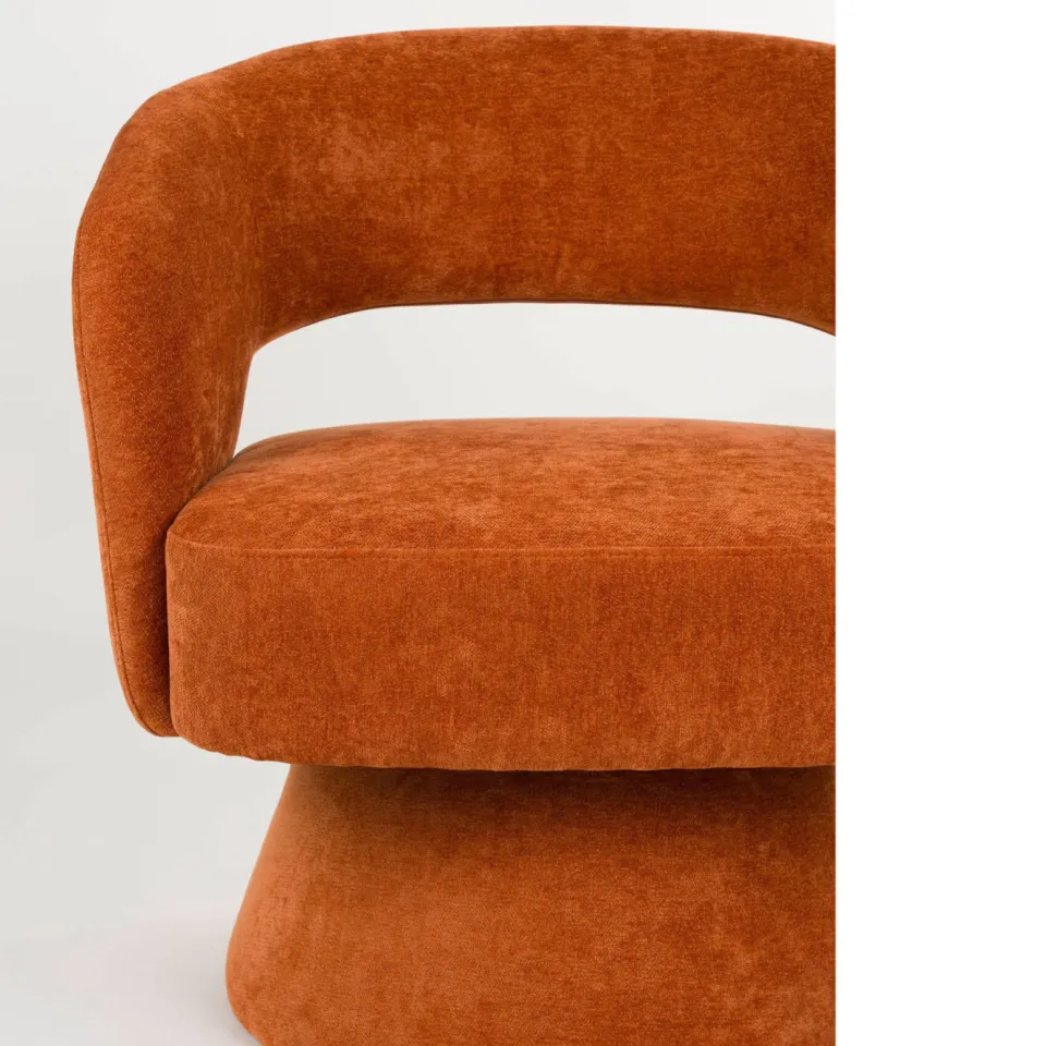 Housecraft Living fauteuil Charina oranje, foto 7