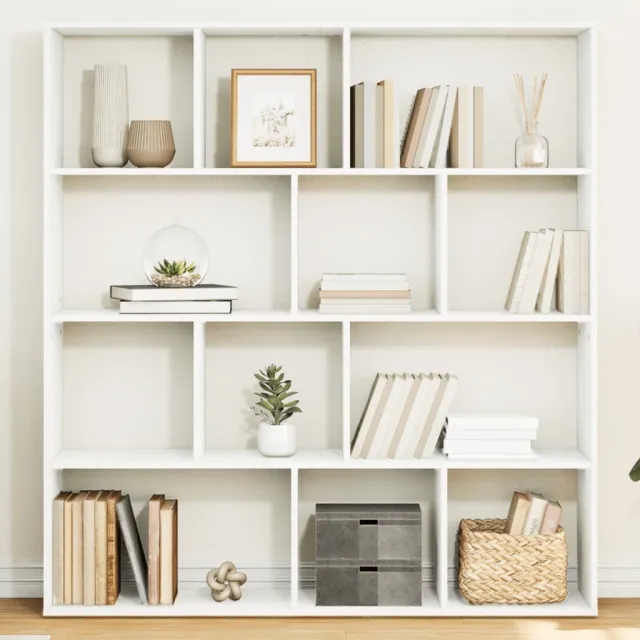 vidaXL Boekenkast 132x29x141,5 cm bewerkt hout wit, foto 2