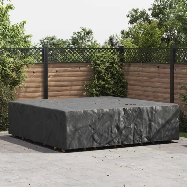 vidaXL Meubelhoes Effen Zwart 260 x 260 x 90 cm