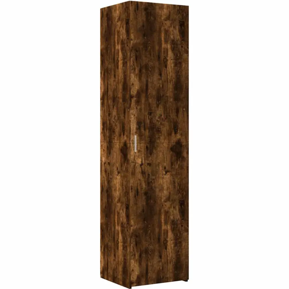 vidaXL Hoge kast 45x42,5x185 cm bewerkt hout gerookt eikenkleurig, foto 3