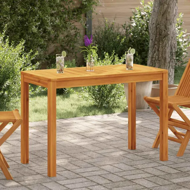 vidaXL Tuintafel 110x55x75 cm massief acaciahout bruin, foto 2
