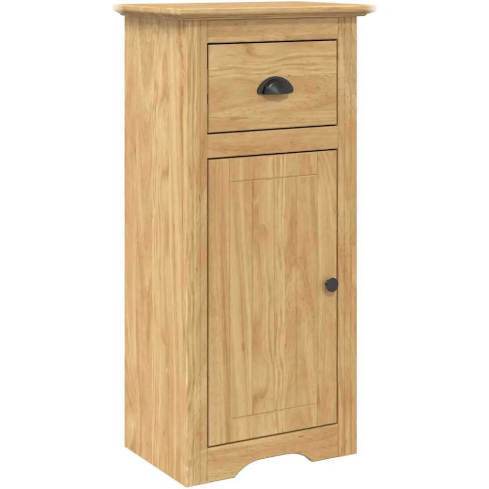 vidaXL Badkamer Kast BODO Honingbruin 44 x 30 x 90 cm Bewerkt hout bruin, foto 3