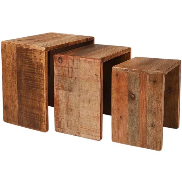 House of Nature Bijzettafelset Timber Trio [gid://shopify/Metaobject/307221758287]