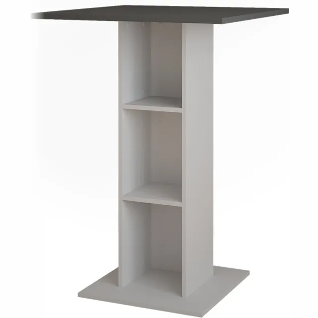 Vicco Repose Bartafel – 75 x 75 cm Antraciet/wit