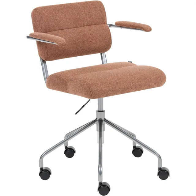 Beliani CANDOR - Bureaustoel - Bruin - Polyester