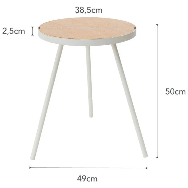Yamazaki Round side table - Tower - White, foto 2