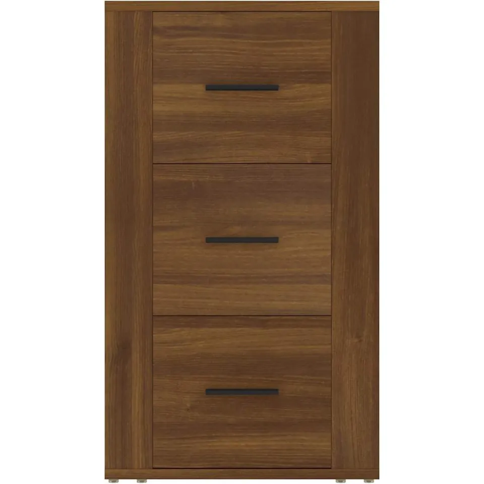 vidaXL Dressoir 40x33x70 cm bewerkt hout bruin eikenkleur, foto 3