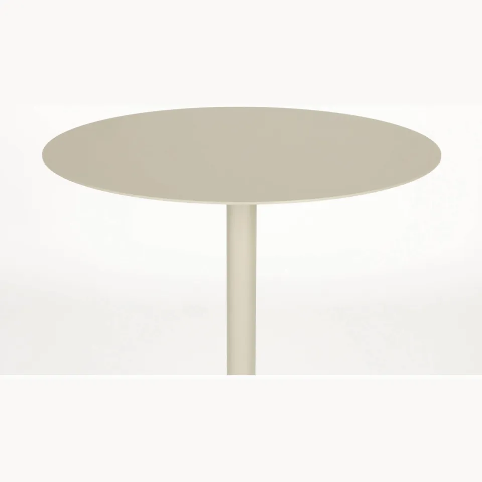 Zuiver Snow Bistrotafel Rond 57 cm Metaal Beige, foto 6