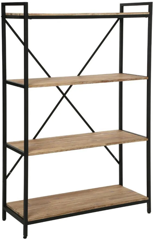 Atmosphera Créateur d'intérieur® Boekenkast met 4 planken van acaciahout EDENA Marron