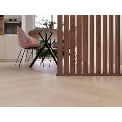 CanDo Decowall Roomdivider Vloer- En Plafondprofielset - Walnoot - Schuin, foto 2
