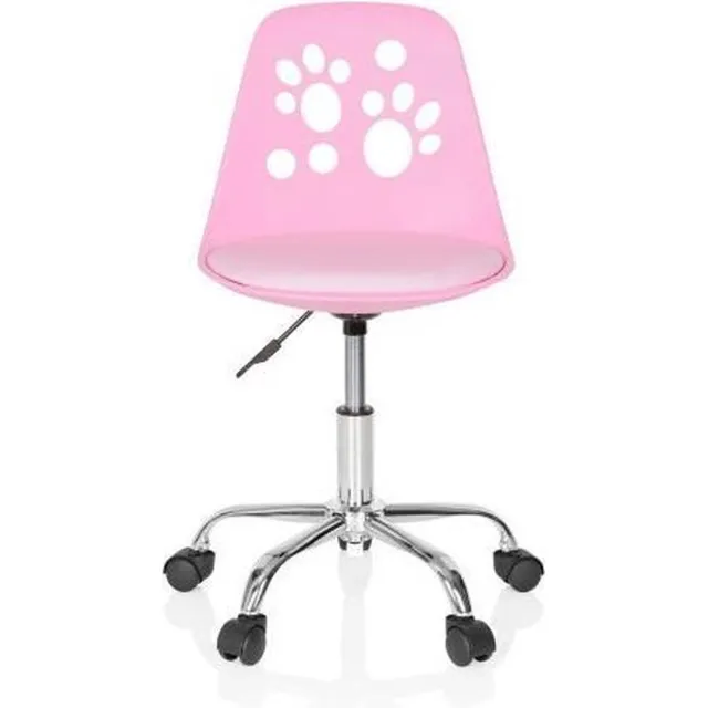 hjh office Bureaustoel - Kinderen - Kunstleder - Roze - Fancy I