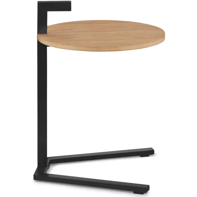 Kela Oak bijzettafel zwart