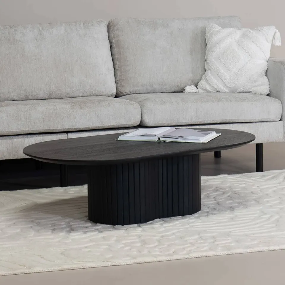 Giga Meubel Salontafel Ava - Ovaal - Mangohout - 120cm, foto 2