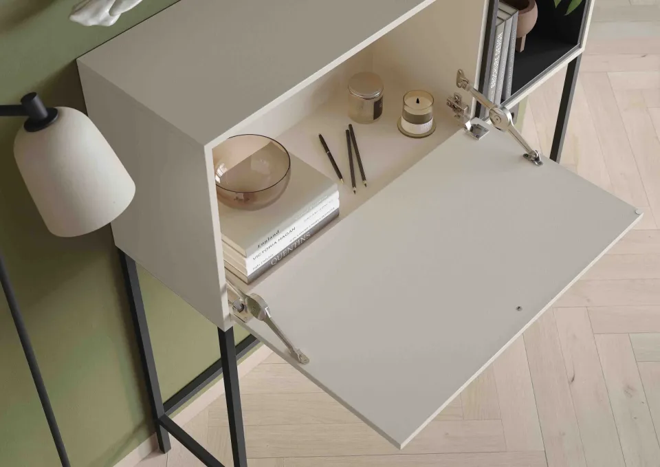 schrijfkast Barreiro Kasjmier beige, foto 5