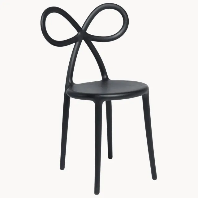 Qeeboo Design stoel Ribbon Zwart