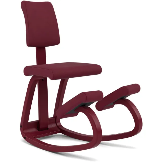 Varier Variable Plus Monochrome - Plum Plum, wijnrood