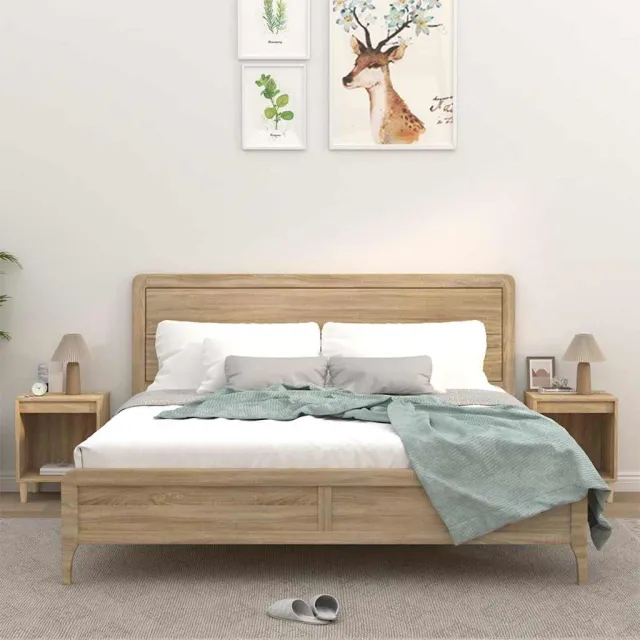 vidaXL Nachtkastjes 2 st 40x35x50 cm sonoma eikenkleurig Bruin