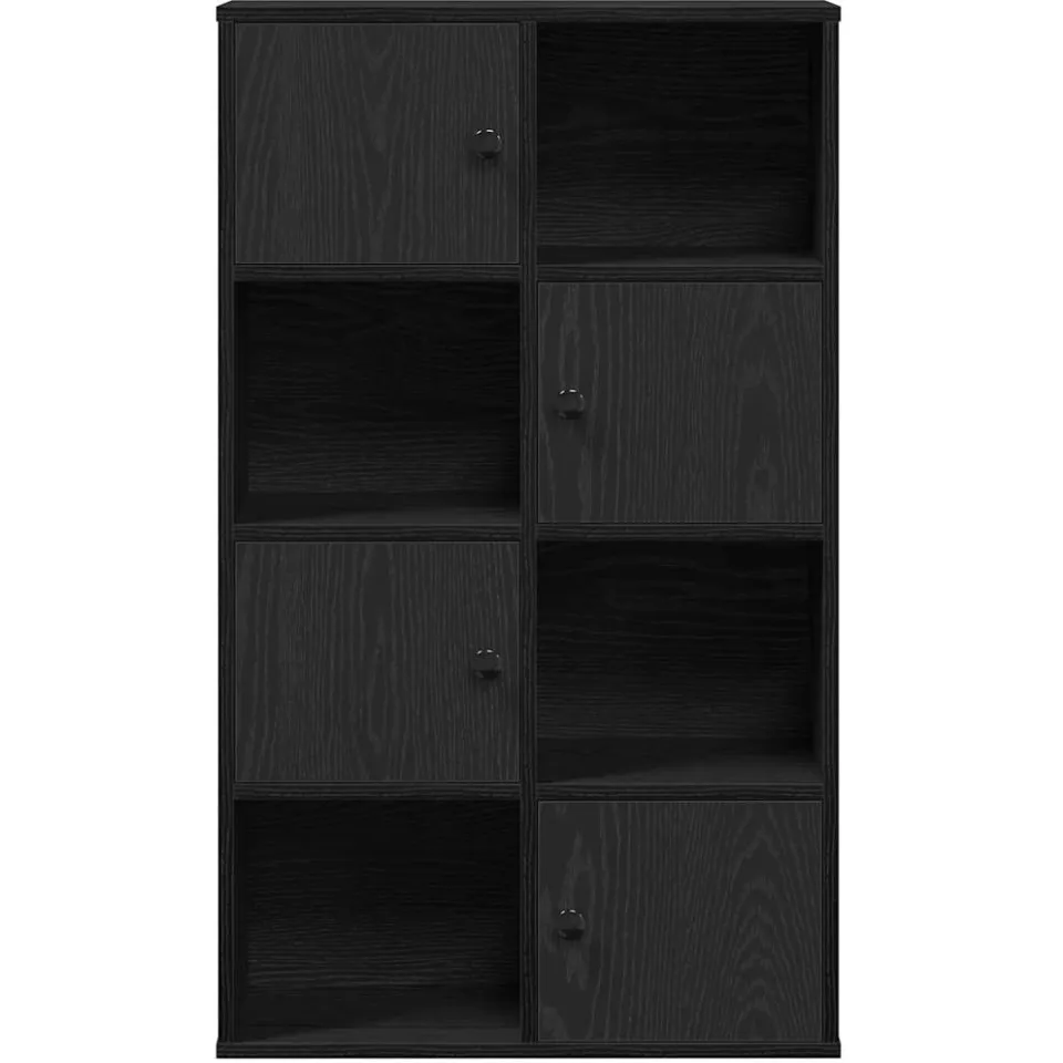 vidaXL Boekenkast 60x24x101,5 cm bewerkt hout zwart eikenkleurig, foto 4