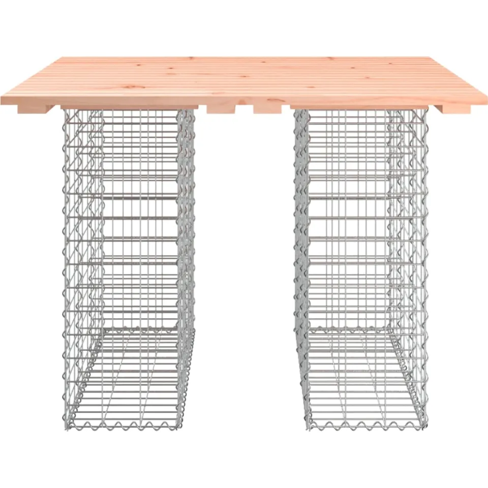 vidaXL Tuintafel schanskorfontwerp 100x102x72 cm massief douglashout Bruin