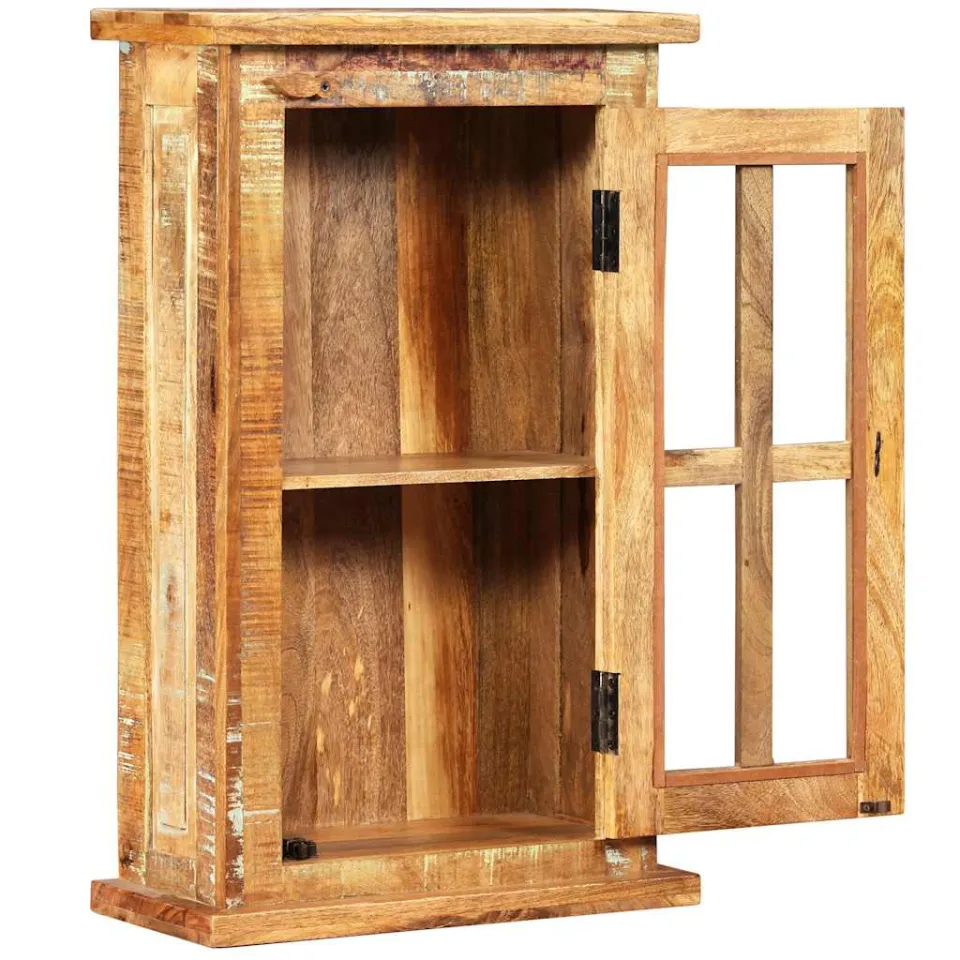 vidaXL Wandkast 44x21x72 cm massief gerecycled hout bruin, foto 3