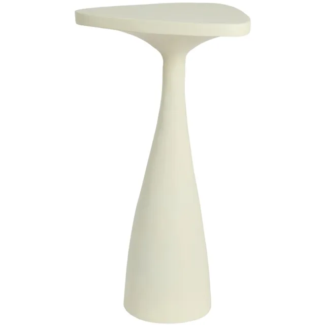 Light & Living Bijzettafel Varoli - Crème - 33x33x60cm - Japandi Wit