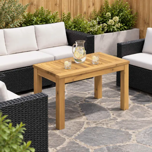 vidaXL Salontafel LAREN Witgewassen 60,5 x 30 x 36 cm Bruin