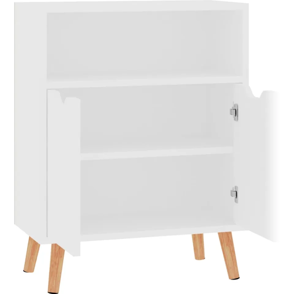 vidaXL Dressoir 60x30x72 cm bewerkt hout wit, foto 3