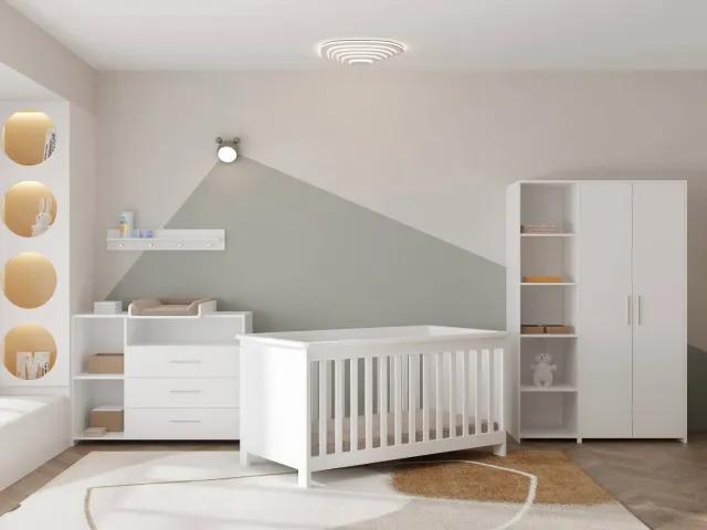 Cabino Meegroei Babykamer Luuk Wit (3-delig), foto 2
