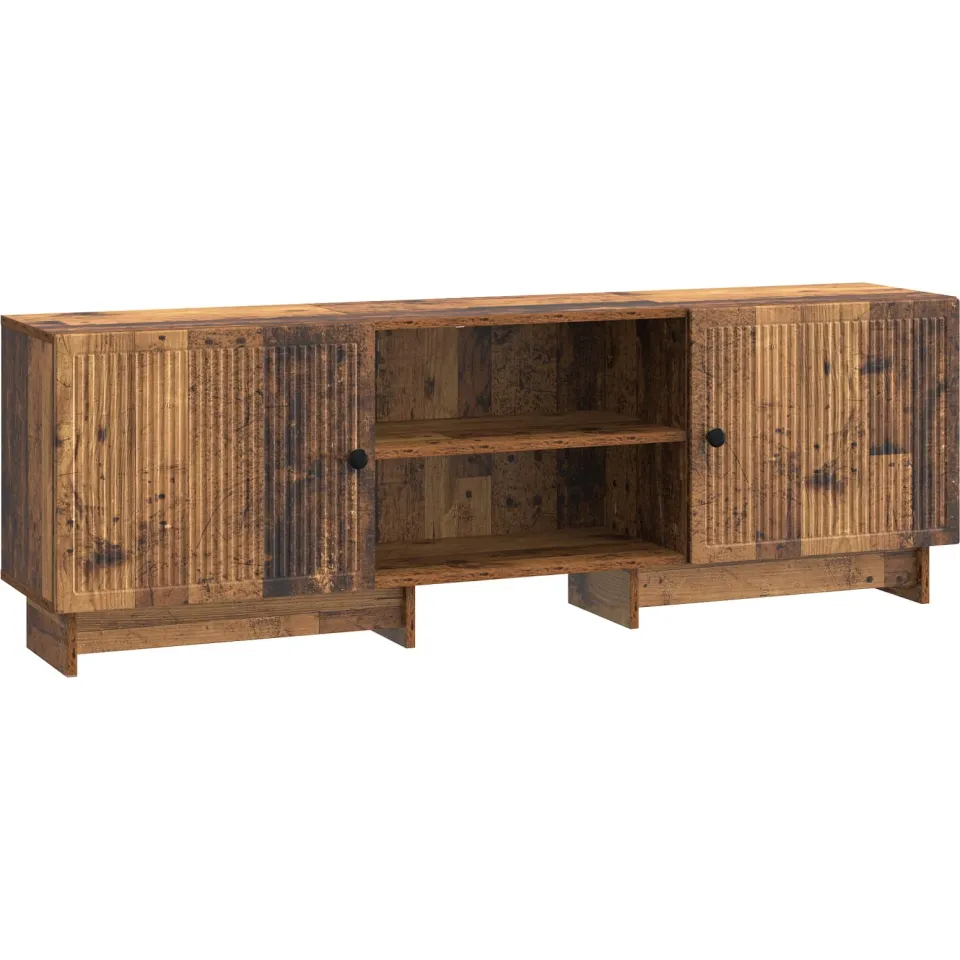 vidaXL TV-kast 150 x 31 x 50 cm Oud hout Geconstrueerd hout Bruin