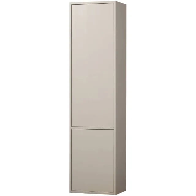 WOOOD Meggy Smalle Opbergkast - Grenen hout - Dust /Grijs - 215x55x40