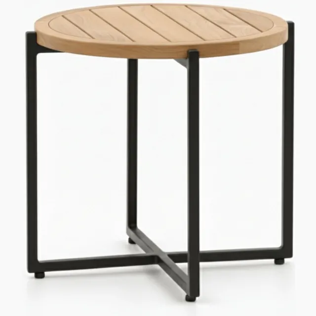 Apple Bee Condor Lounge Koffietafel | Ø 54 cm | Naturel Teak