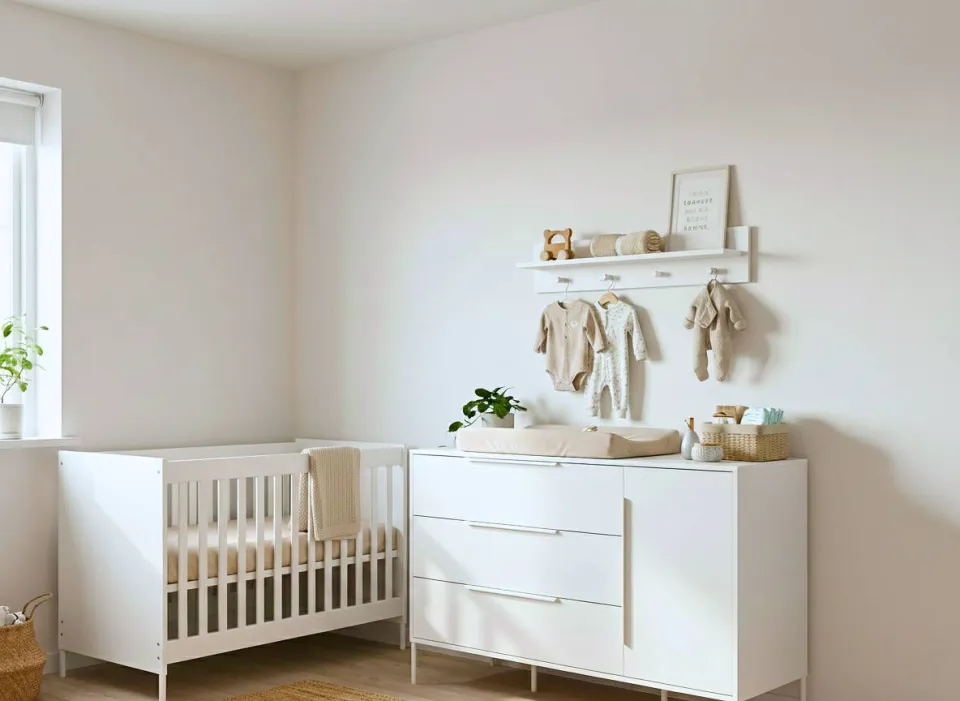 Born Lucky Babykamer Santiago Wit XL 2-Delig, foto 3