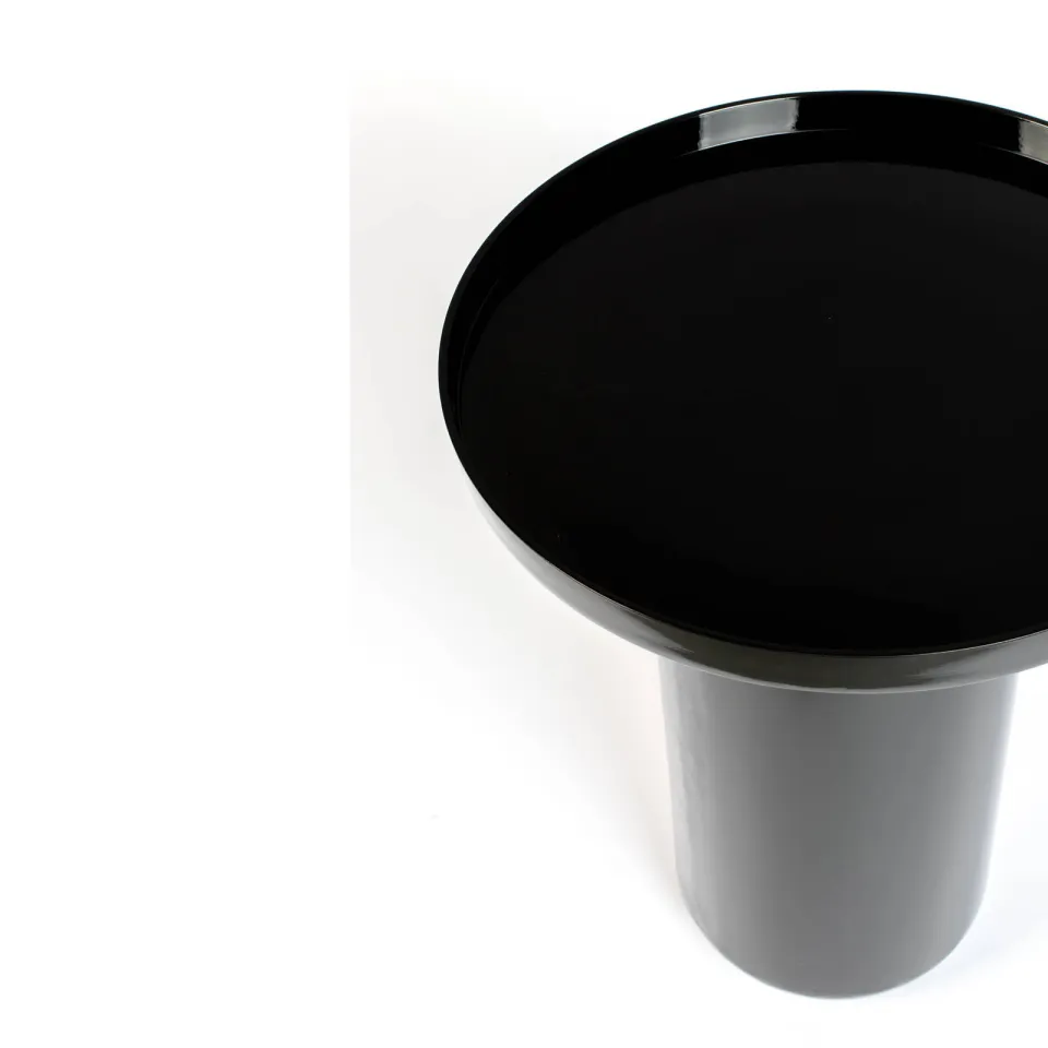 Zuiver Shiny Bomb bijzettafel zwart, foto 4