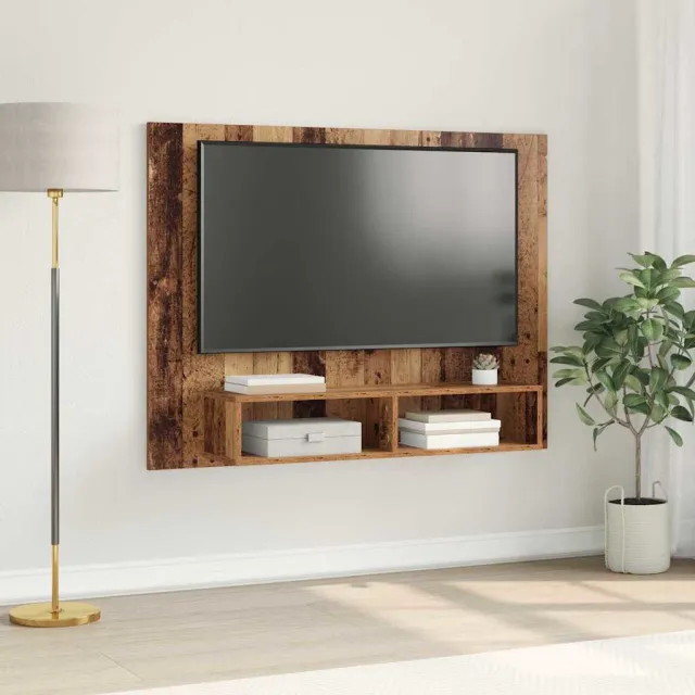vidaXL Tv-meubelset 120 x 23,5 x 90 cm Oud Hout Bewerkt hout bruin, foto 2