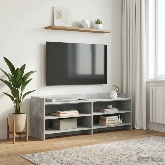 vidaXL TV-kast 135 x 33 x 47 cm Betongrijs
