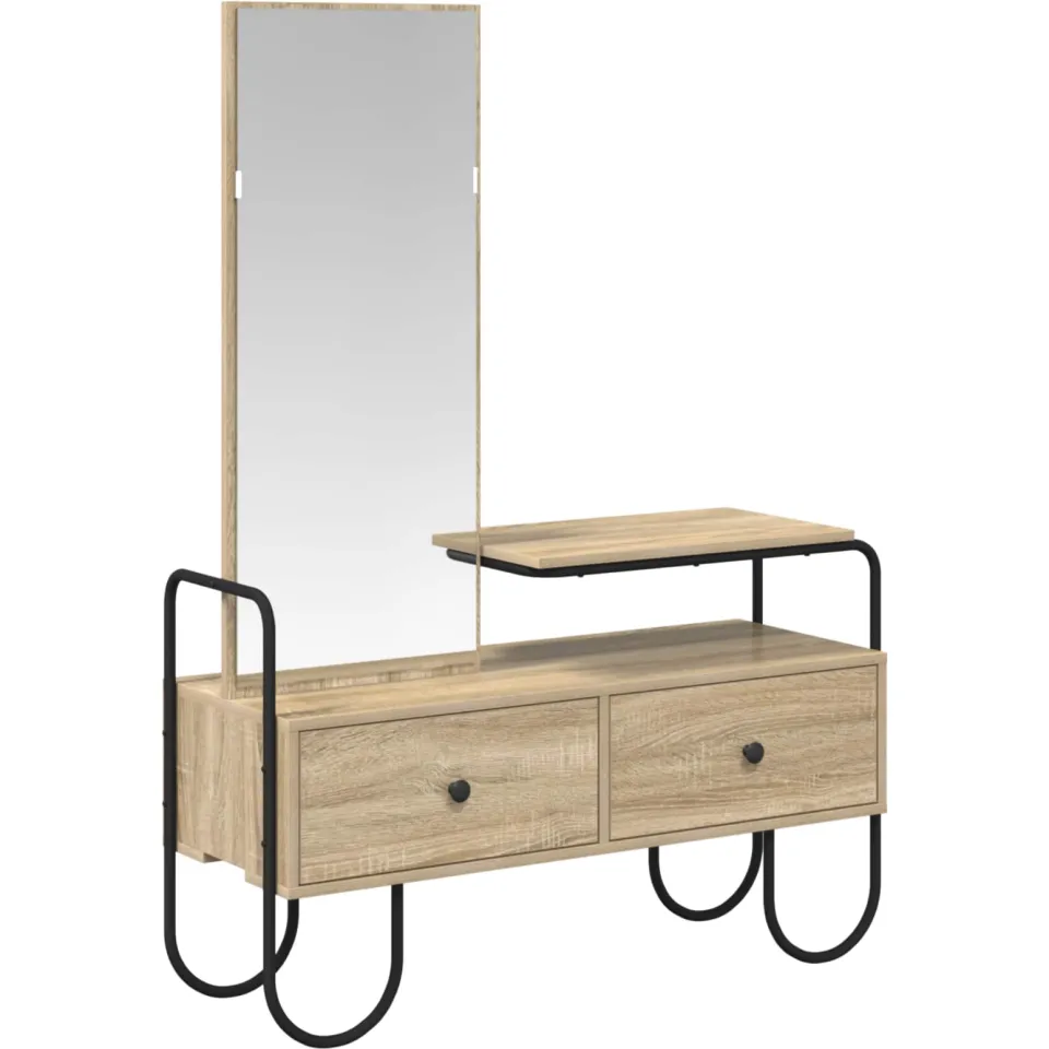 vidaXL Plafondtafel Sonoma Eiken 100 x 36,5 x 136 cm Bewerkt hout Bruin