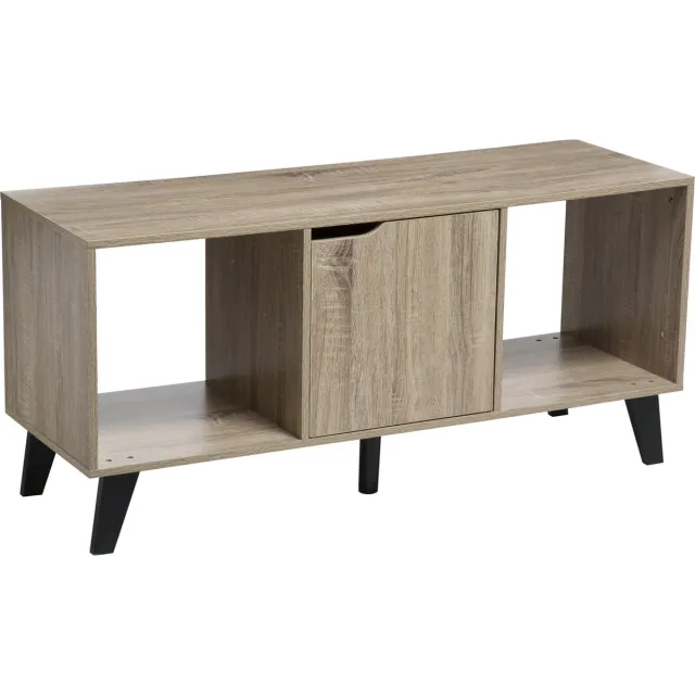 5 Five Simply Smart Five - Tv Meubel - Naturel Met Zwarte Poten - 100.8x33.5x47 cm