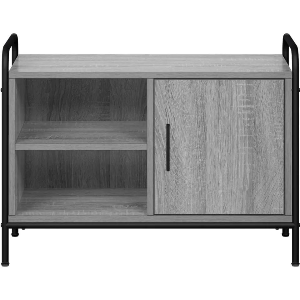 vidaXL Tv-meubel 67,5 x 33 x 50 cm Grijs Sonoma, foto 4