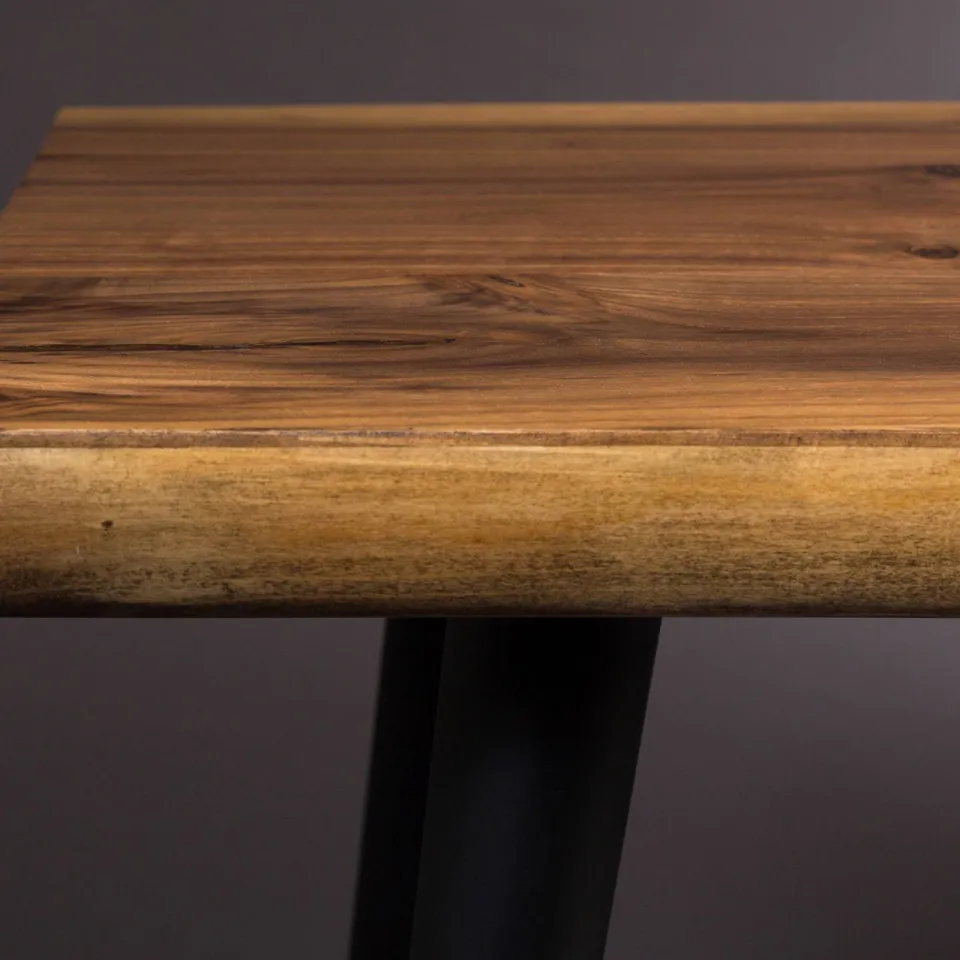 Dutchbone Alagon eetkamerbankje hout zwart, foto 7