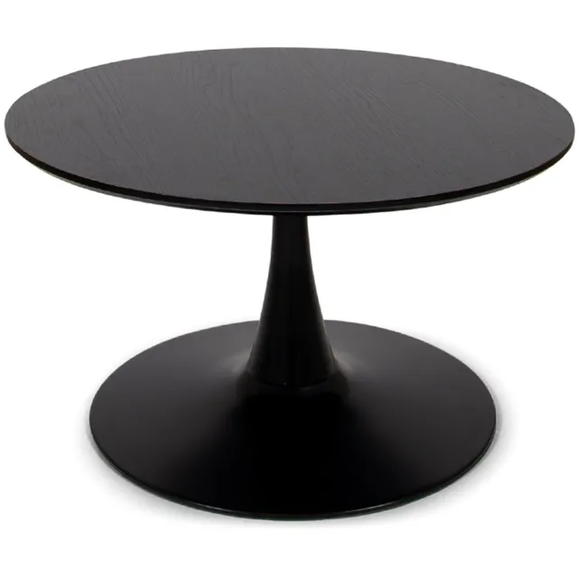 Milton & Oldbrook Salontafel Ø 80 cm Prague Zwart
