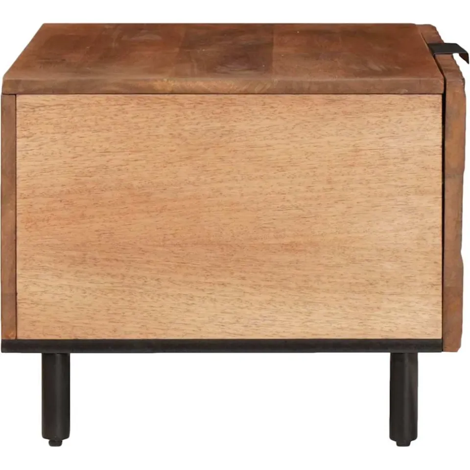 vidaXL Salontafel Bruin 80 x 50 x 40 cm Massief Mango Hout, foto 4