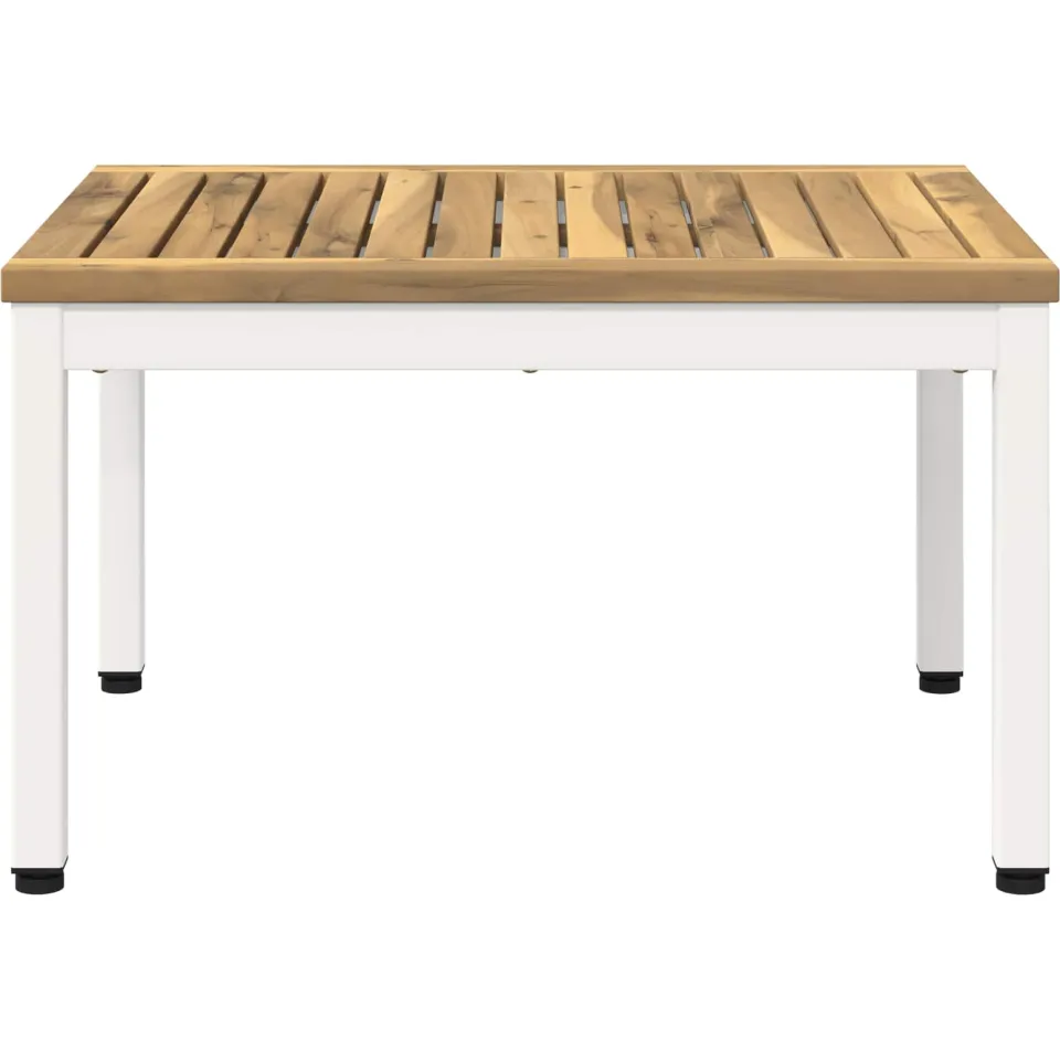 vidaXL Salontafel NAARDEN Witgewassen 49 x 60,5 x 36 cm Bruin