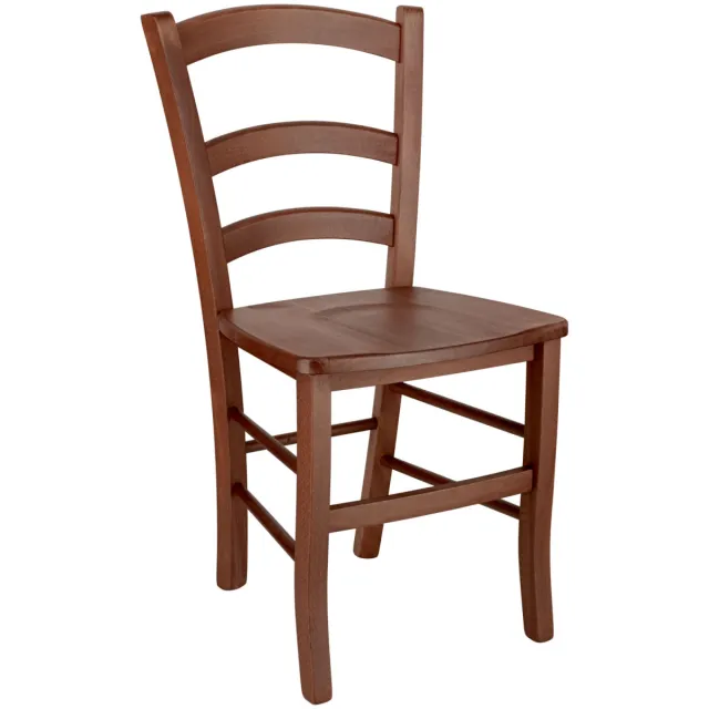 PULSIVA 2x PULSIVA Houten stoel Herakles 2 standaard; 43x49x87 cm (BxDxH); walnoot; 2 stuk / verpakking