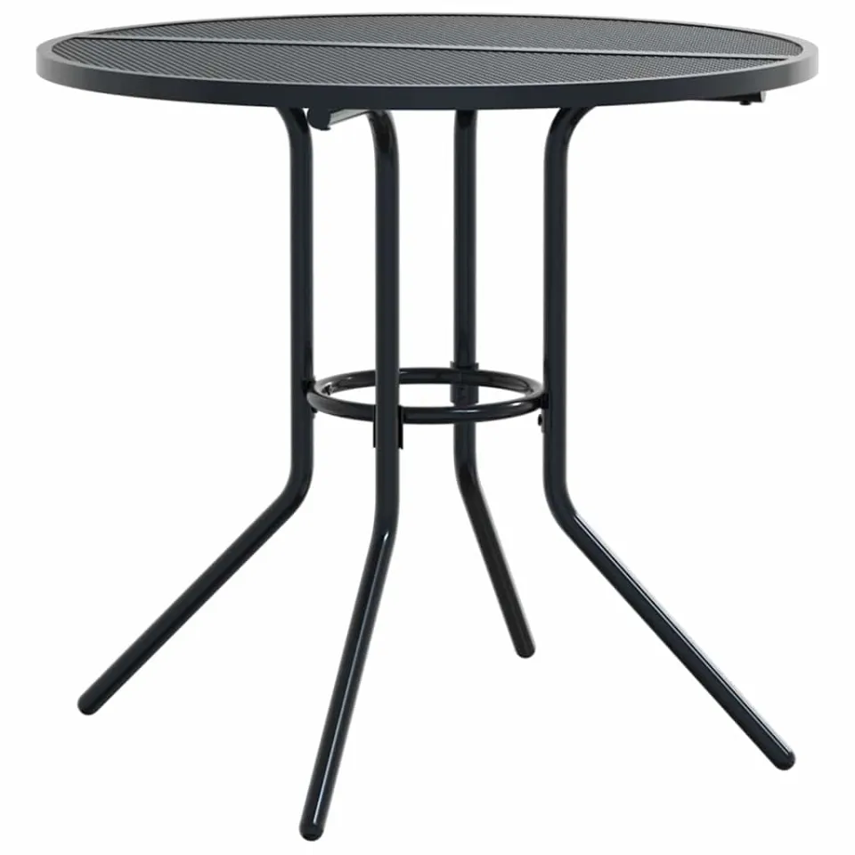vidaXL 5-delige Tuinset stapelbaar gepoedercoat staal antracietkleur, foto 3
